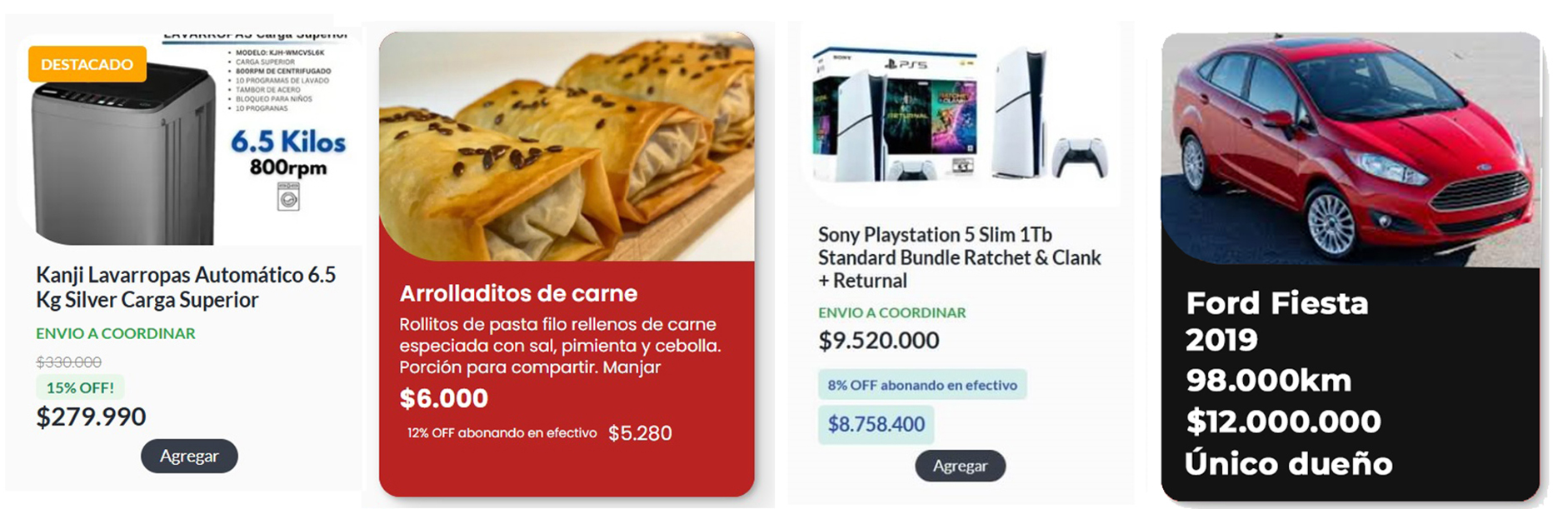 Diseños versátiles para tiendas online